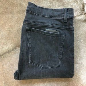 Eleven Paris Elvis Black Wash Distressed Patch Repaired Jeans